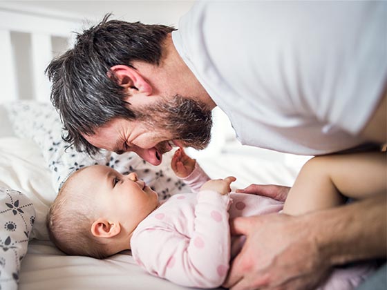 Father-With-A-Toddler-Girl image for Paternity topic